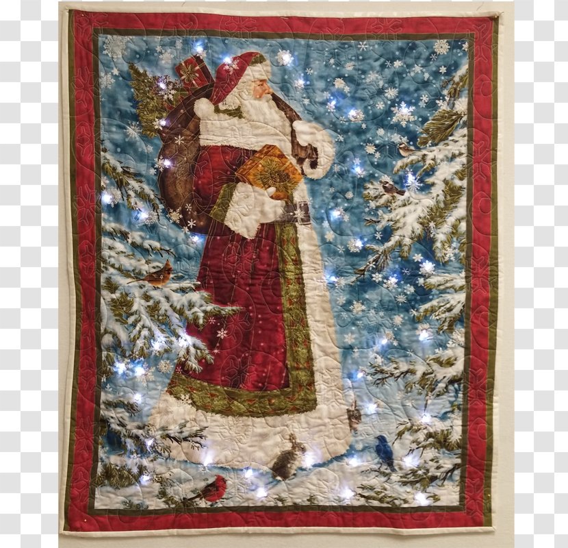 Santa Claus Père Noël Father Christmas Quilting - Tapestry Transparent PNG