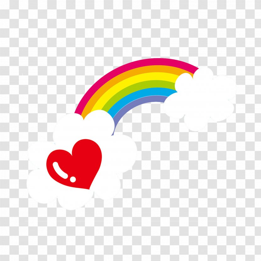 Rainbow - Sky - Heart Transparent PNG