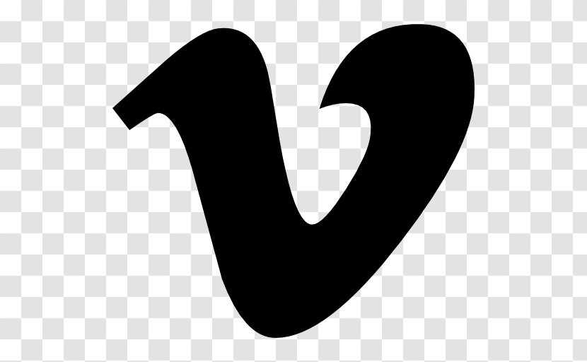 Logo Vimeo - Black And White - R Transparent PNG