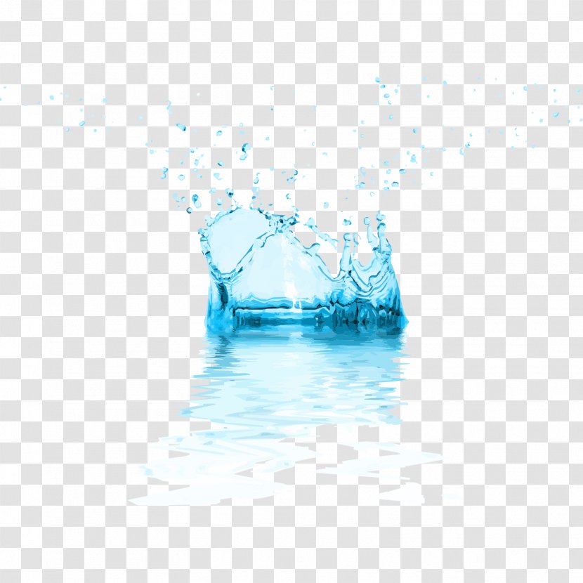 Water Adobe Illustrator - Coreldraw - Splashing Into The Effect Transparent PNG
