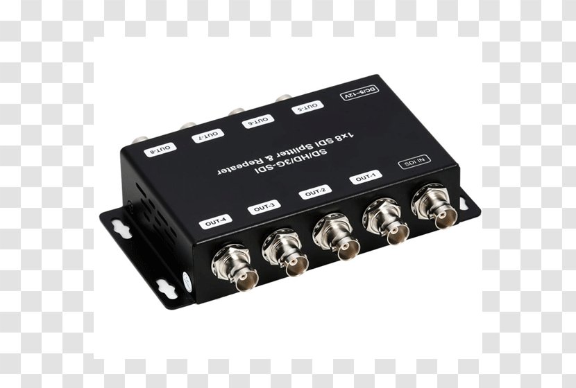 Serial Digital Interface Repeater Electronics SMPTE 292M Signal - Amplifier - Smpte 292m Transparent PNG