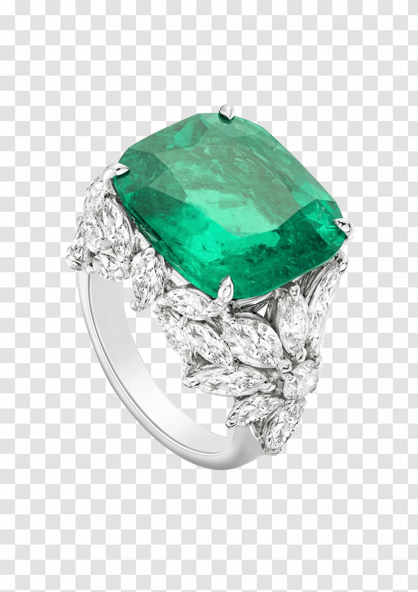 Ring Jewellery Emerald Diamond Cut - Cabochon Transparent PNG