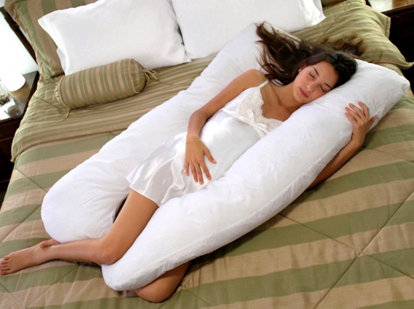 Pillow Pregnancy Sleep Woman Back Pain - Watercolor Transparent PNG