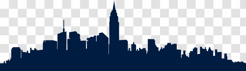 New York City Skyline Silhouette - Royaltyfree Transparent PNG