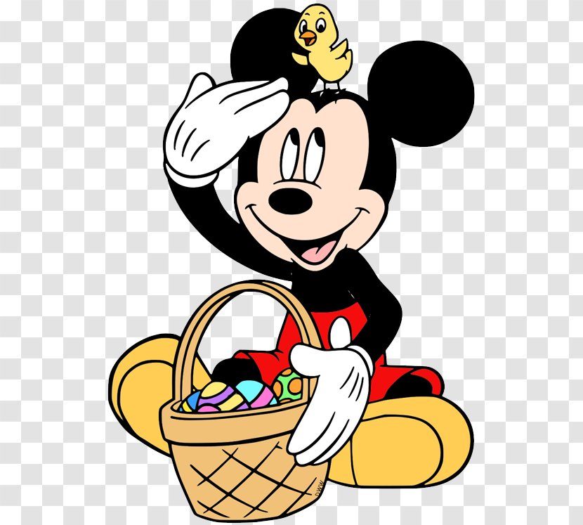 Clip Art Minnie Mouse Mickey Donald Duck The Walt Disney Company - Silhouette Easter Transparent PNG