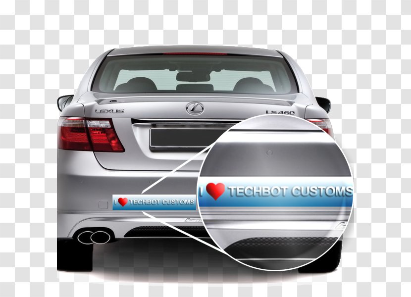 Car Lexus LS Decal Sticker - Hood - Stickers Transparent PNG