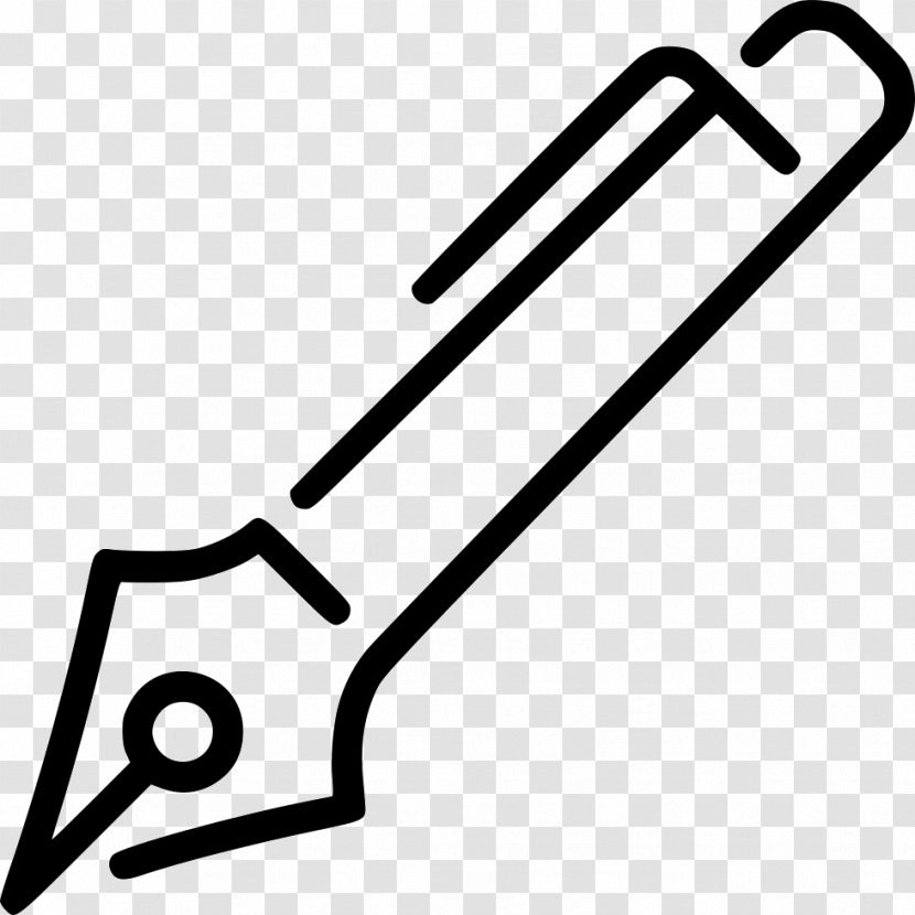 Pen Nib Writing Implement Clip Art - Office Supplies Transparent PNG