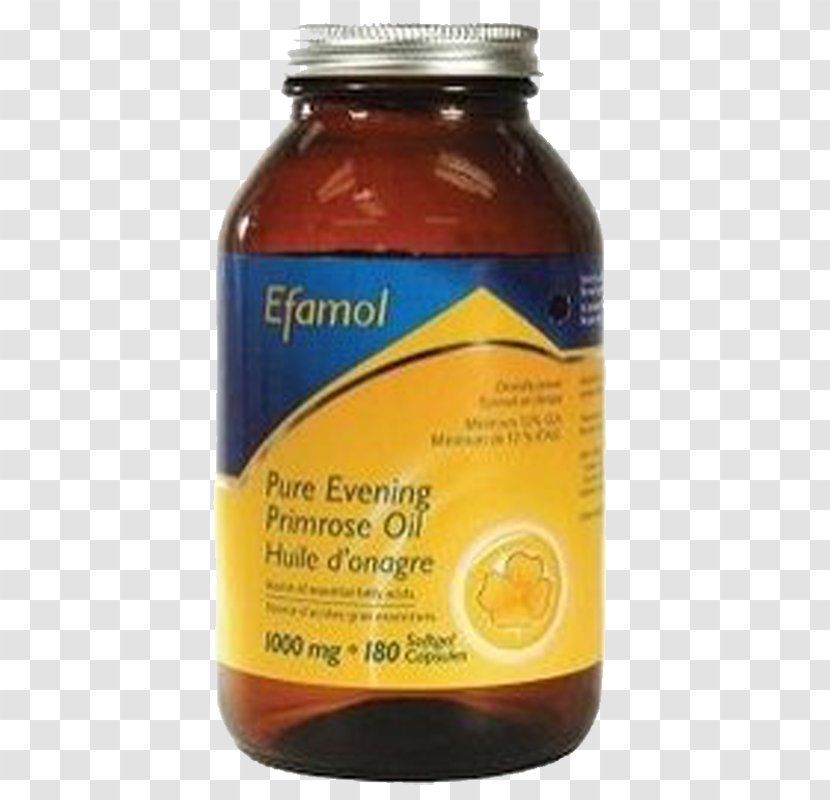 Dietary Supplement Common Evening-primrose Glass Bottle Transparent PNG