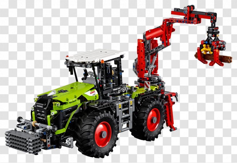 Lego Technic Claas Xerion 5000 Minifigure Construction Set - Motor Vehicle - Tractor Transparent PNG