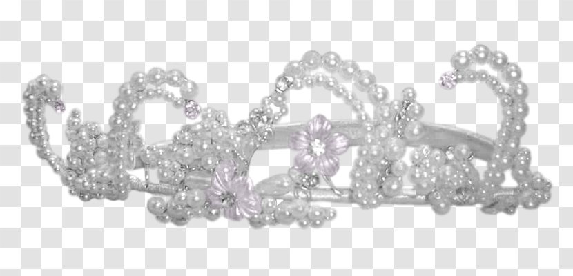Headpiece Silver Body Jewellery Line Art White - Pearl Wedding Transparent PNG