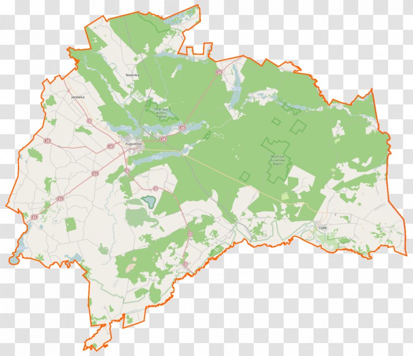 Popowo, Augustów County Lipsk Sejny Sokółka - Map Transparent PNG