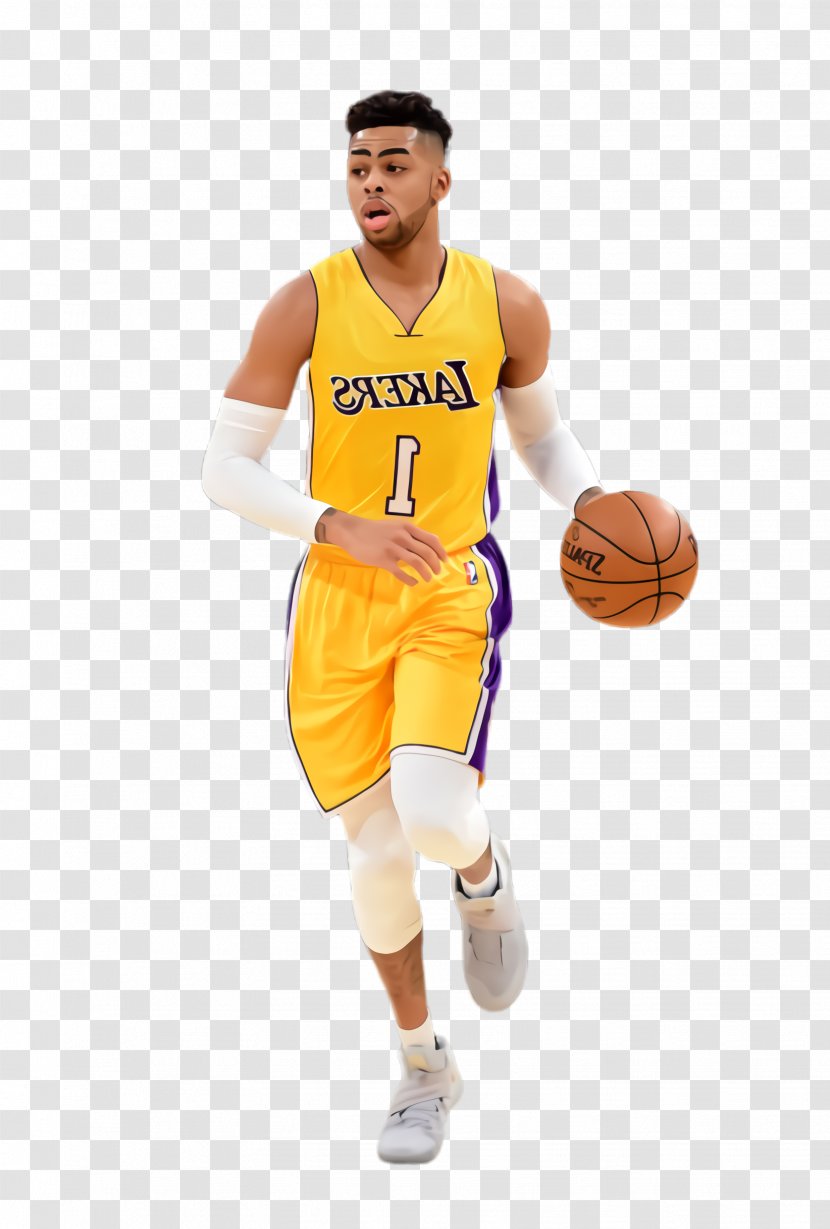 Basketball Cartoon - D Angelo Russell - Tournament Sports Uniform Transparent PNG