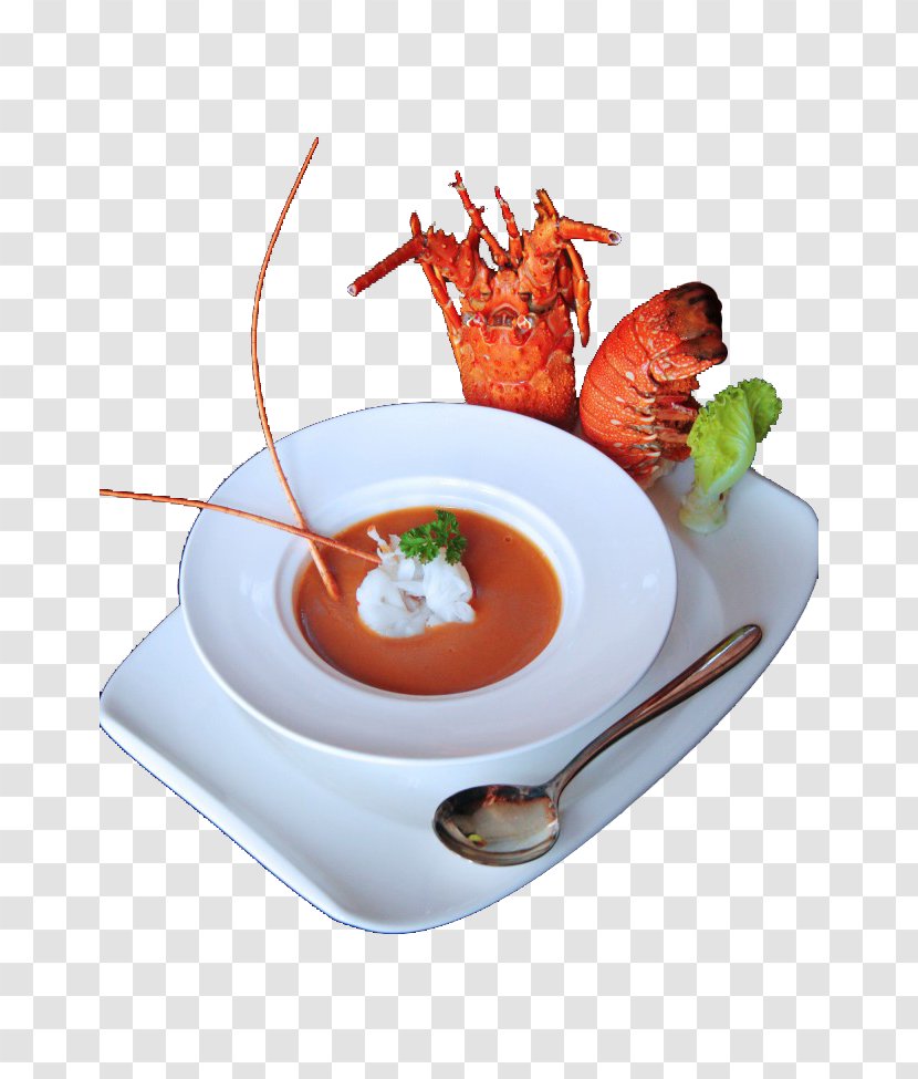 Lobster Stew Seafood Bisque Dish Soup - Food - A Delicious Transparent PNG