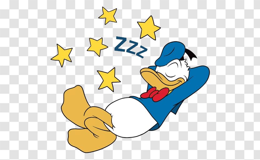 Donald Duck Sticker Telegram VKontakte - Cartoon Transparent PNG