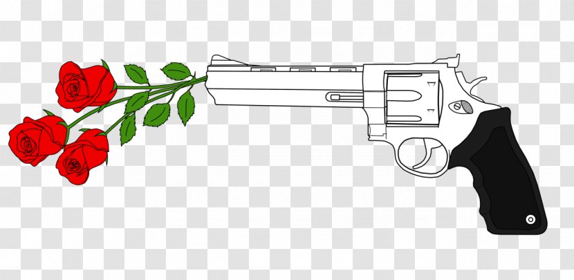 Gun Weapon Flower Firearm Floral Design Transparent PNG