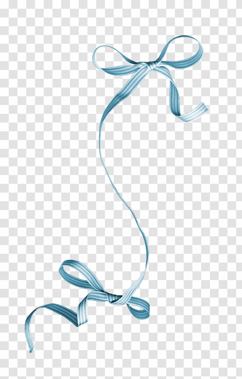 Ribbon Blue Clip Art - Fashion Accessory Transparent PNG
