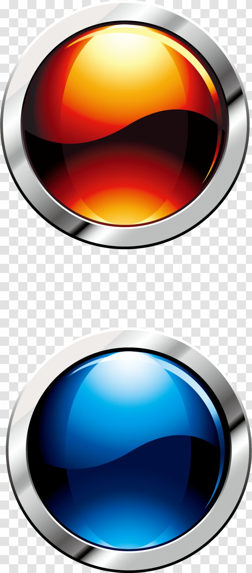 Button Icon - Glass - Vector Element Transparent PNG