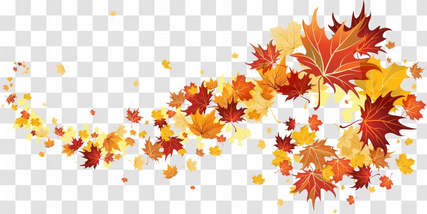 Autumn Clip Art - Branch - Leaves Transparent PNG