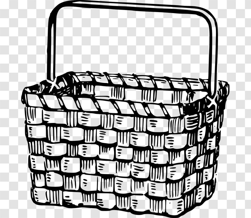 Drawing Picnic Baskets Clip Art - Home Accessories - Nostalgia Vector Transparent PNG