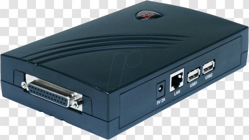 Ethernet Hub Longshine Electronics LCS-PS112 Print Servers Server - Accessory - USB/parallel HDMIComputer Transparent PNG