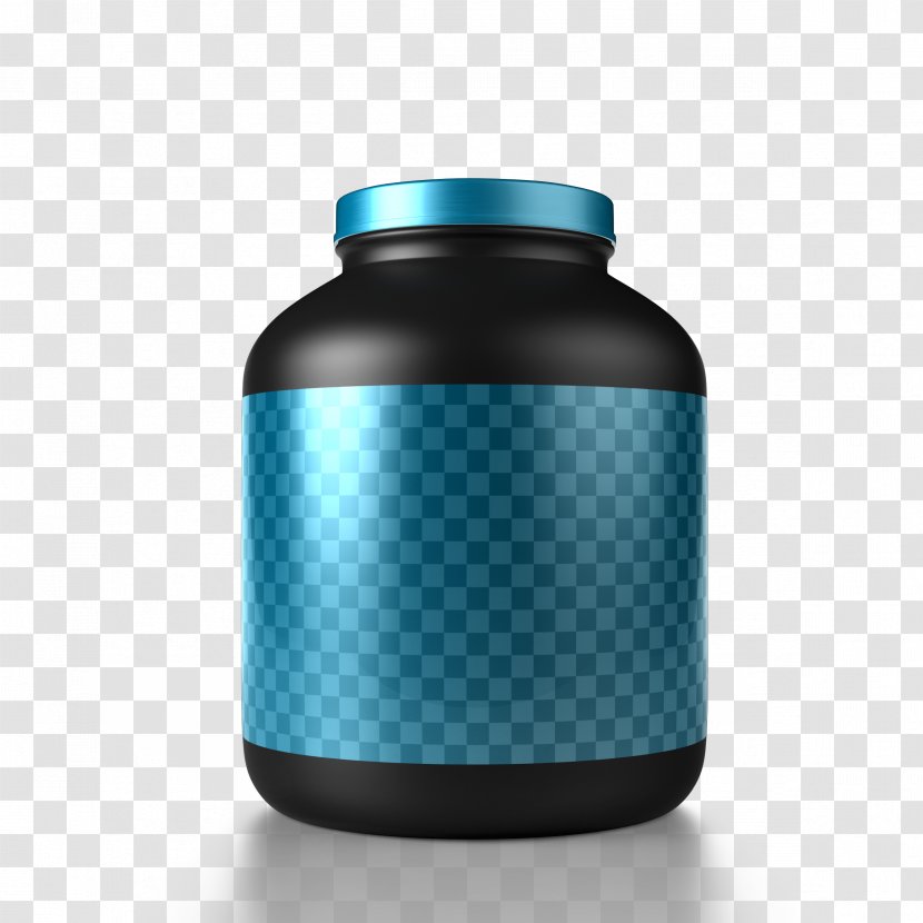 Dietary Supplement Mockup Packaging And Labeling Protein - Weight Loss Medicine Bottle Blue Transparent PNG