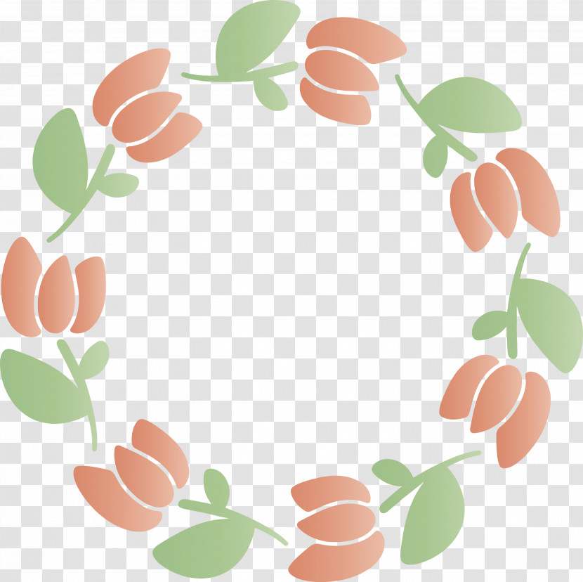 Tulip Frame Easter Frame Transparent PNG