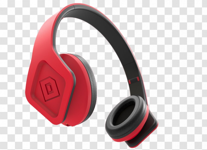 Headphones Icon - Silhouette - Red Transparent PNG