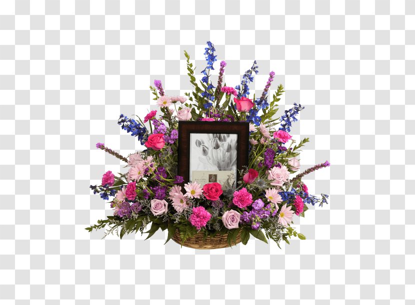 Floral Design Cut Flowers Basket Flowerpot - Artificial Flower Transparent PNG