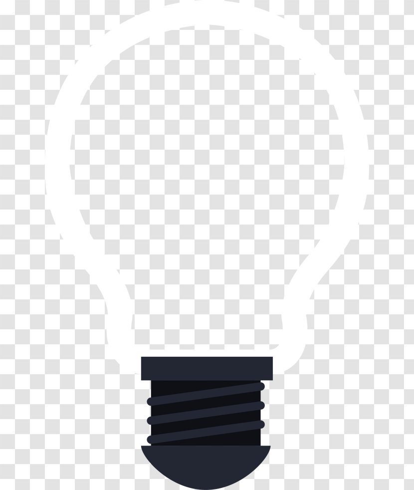 Angle Pattern - White - Vector Bulb Transparent PNG