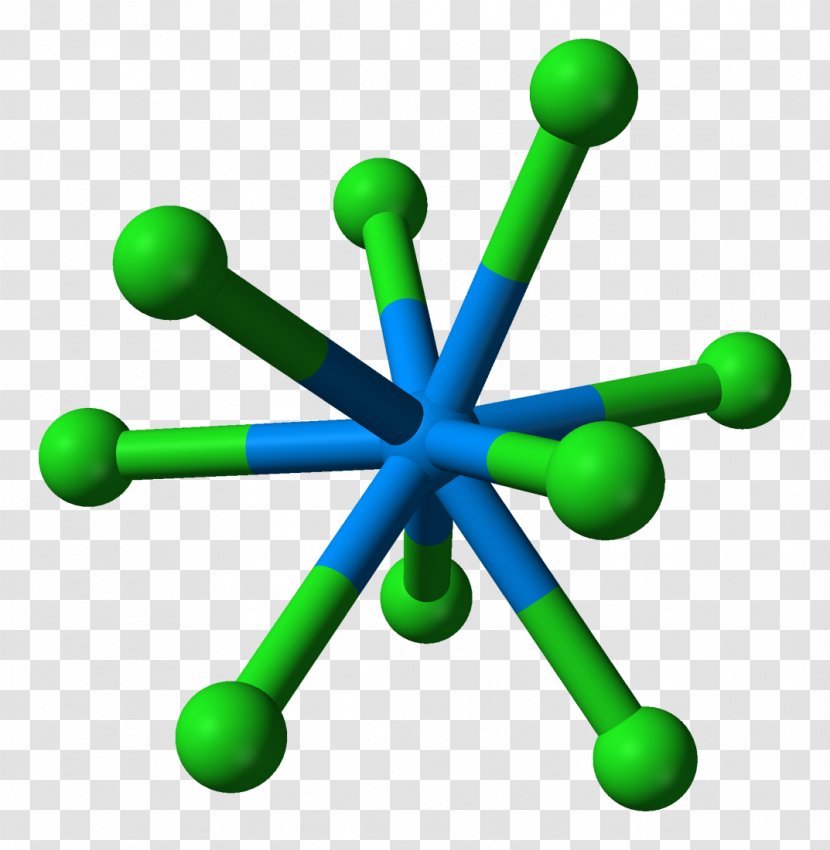 Uranium(III) Chloride Ball-and-stick Model Uranium Tetrachloride - Thalliumi Iodide Transparent PNG