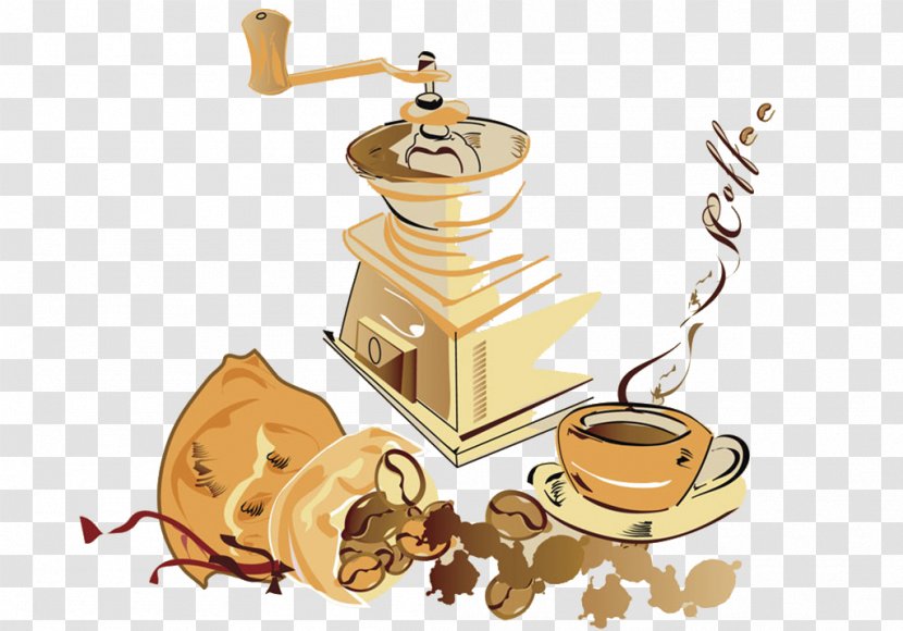Coffeemaker Cappuccino Cafe - Coffee Vector Material Transparent PNG