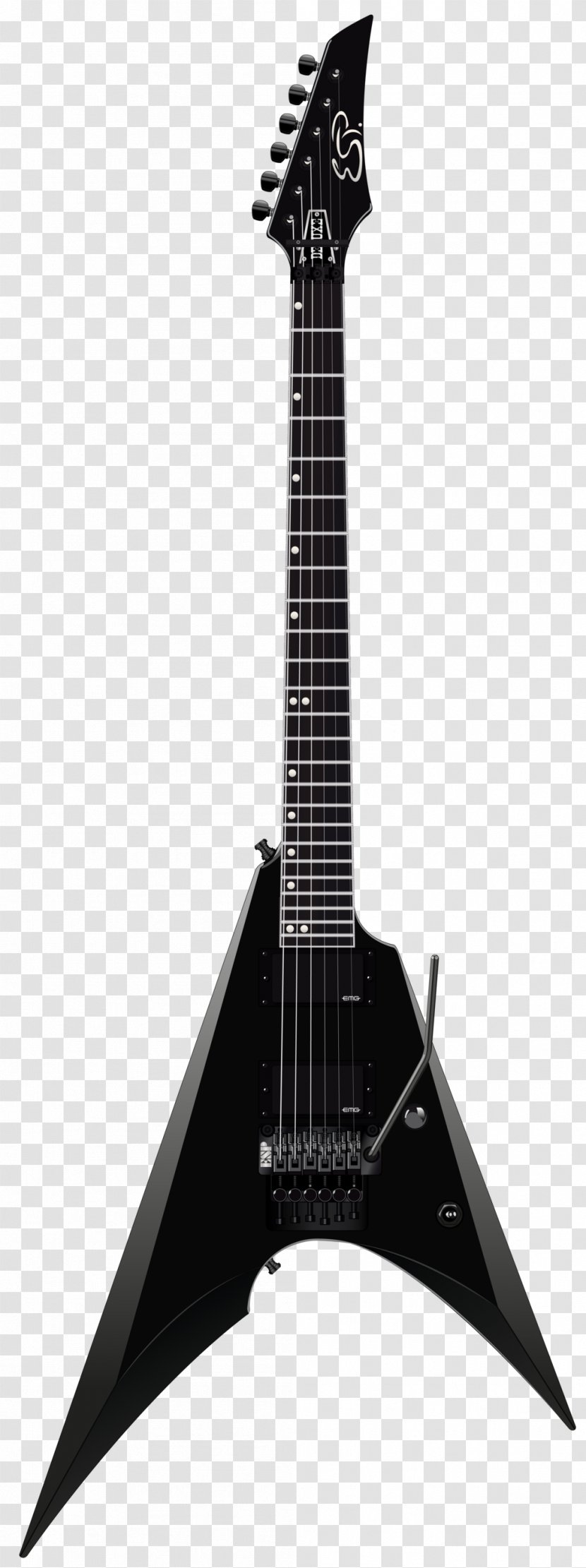 ESP Guitars Electric Guitar Signature Series Children Of Bodom - Acoustic Transparent PNG