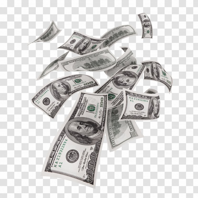 United States Dollar Money One Hundred-dollar Bill One-dollar Twenty-dollar - Currency - Floating Transparent PNG