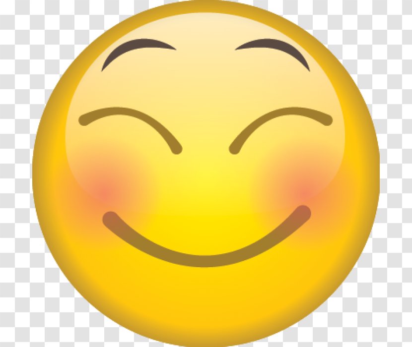 Smiley Emotion Blushing Emoji Transparent PNG