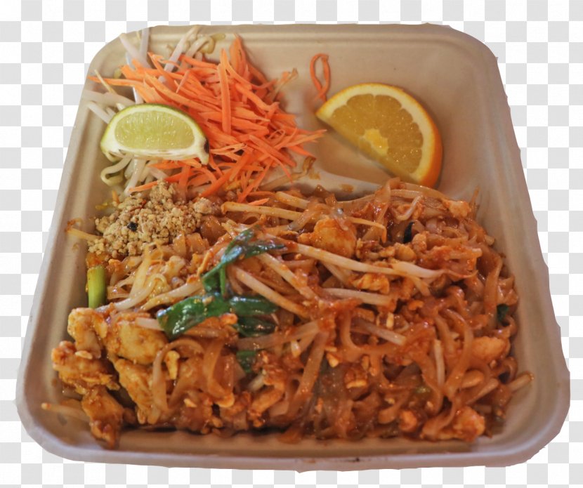 Pad Thai Lo Mein Pancit Yakisoba Cuisine - Chinese Food - Pearl Milk Tea Transparent PNG