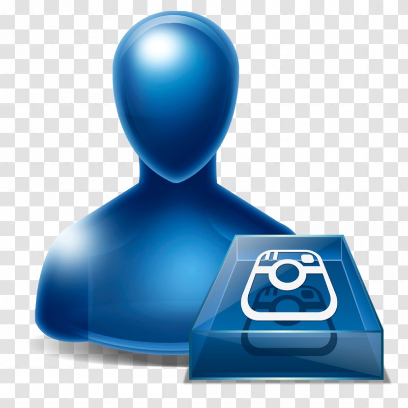 Social Media YouTube Avatar Blog - Electric Blue - Icons Transparent PNG