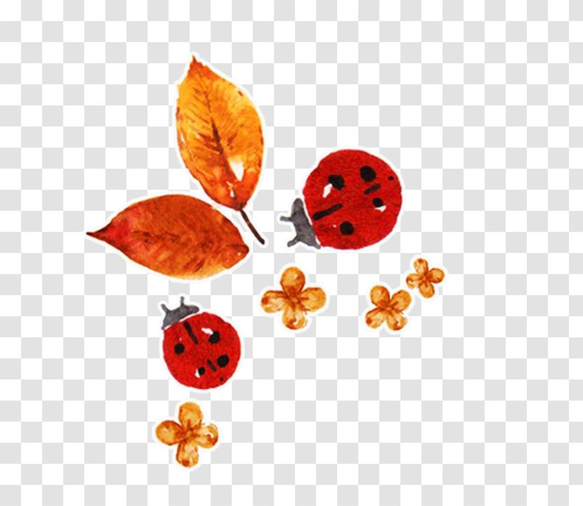 Download Ladybird Computer File - Pixel - Hand-painted Ladybug Transparent PNG