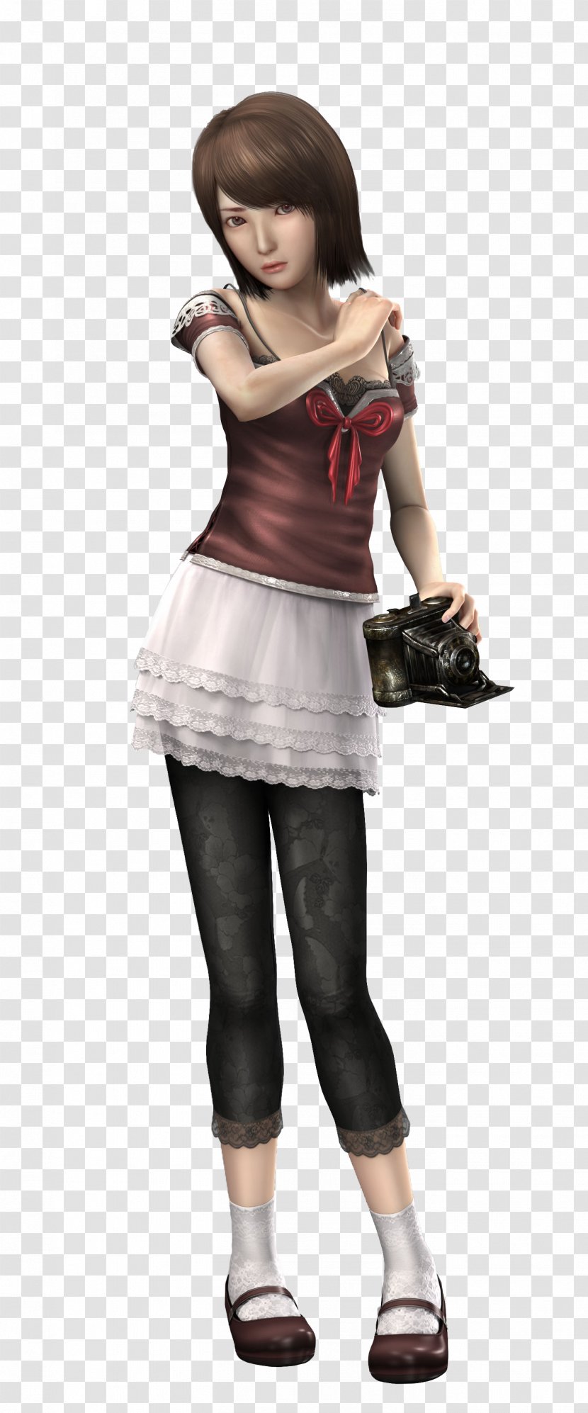 Fatal Frame II: Crimson Butterfly Project Zero 2: Wii Edition Frame: Maiden Of Black Water Mask The Lunar Eclipse - Cartoon - Aya Brea Transparent PNG