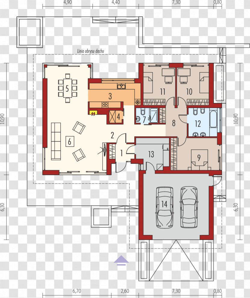 House Floor Plan Architectural Engineering Facade - Real Estate Transparent PNG
