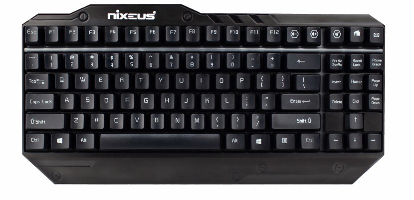 Computer Keyboard Zalman AZERTY USB Gaming Keypad - Multimedia Transparent PNG