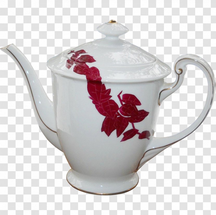 Mug M Teapot Tennessee Porcelain Kettle - Serveware - Handpainted Transparent PNG
