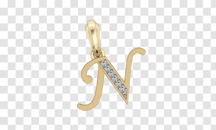 Earring Jewellery Charms & Pendants Charm Bracelet Gold - Jewelslane Online Jewelery Store - Alphabet Collection Transparent PNG