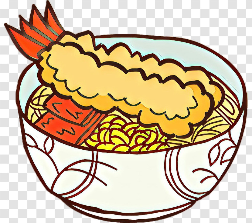 Fast Food Line Art Side Dish Dish Transparent PNG