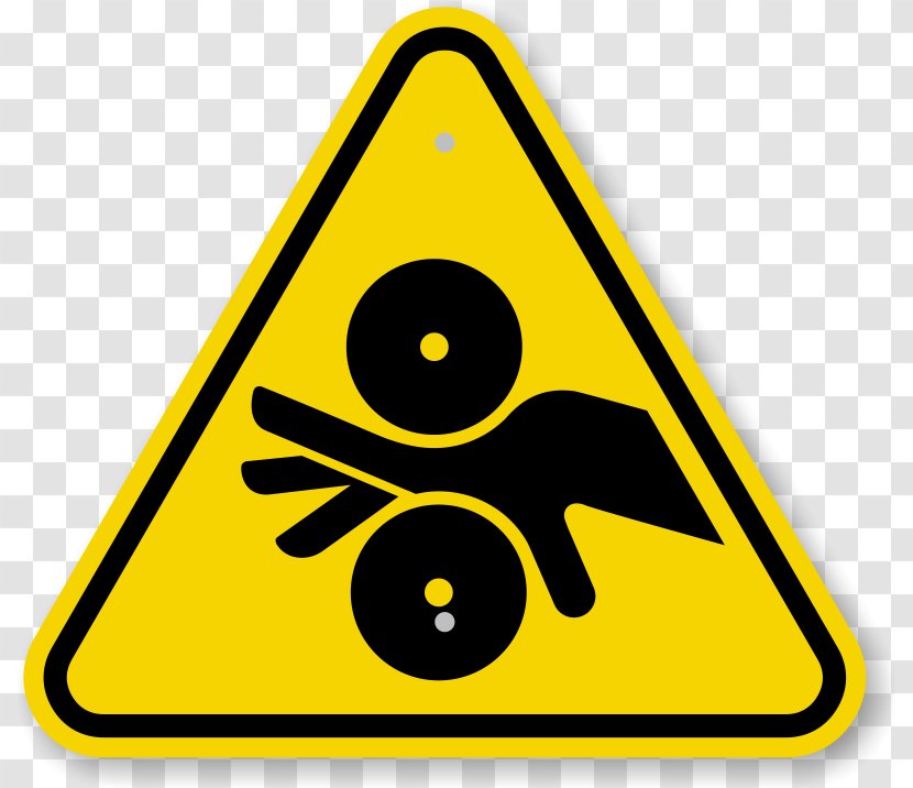 Symbol Warning Sign Label Clip Art - Dangerous Goods - Hand Placards Transparent PNG