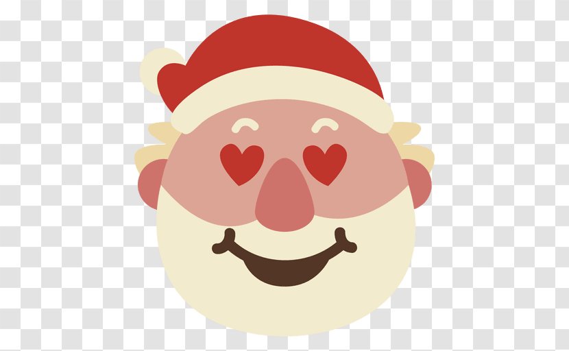 Santa Claus Emoticon Transparent PNG
