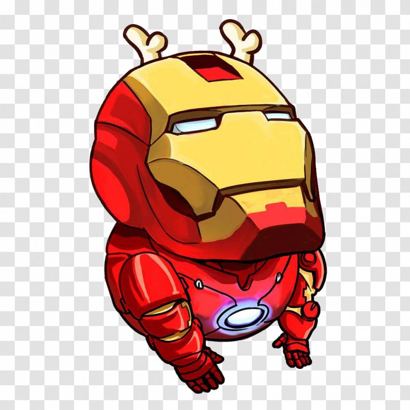 The Iron Man Cartoon - Qversion Transparent PNG