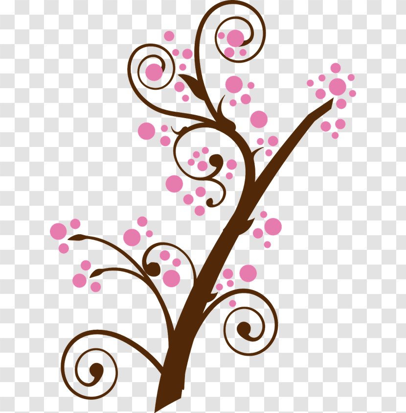Clip Art Cherry Blossom Borders And Frames Image - Flora Transparent PNG