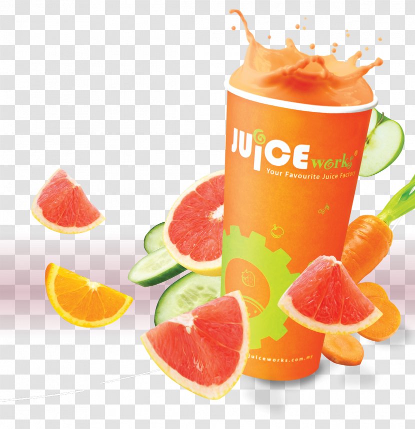 Orange Drink Juice Works Non-alcoholic Shah Alam - Citrus Transparent PNG