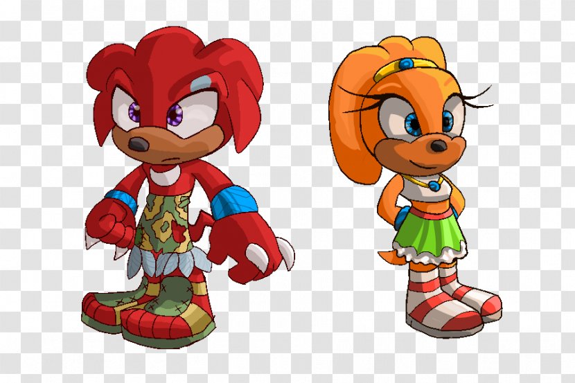 Knuckles The Echidna Tikal Sonic Adventure Art - Fictional Character - Fan Transparent PNG