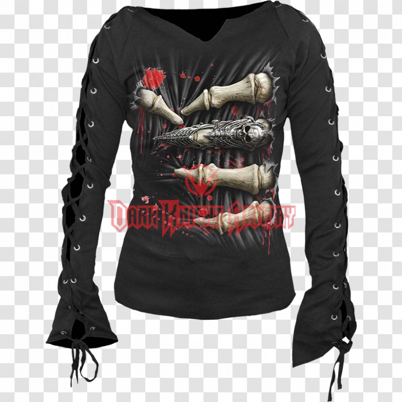 T-shirt Gothic Rock Goth Subculture Sleeve Clothing - Punk Transparent PNG